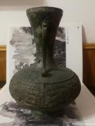 特殊新合金制双龙耳壶