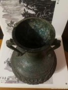 特殊新合金制双龙耳壶