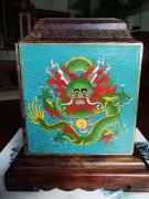 清代乾隆时期奇楠沉香内芯官印盒