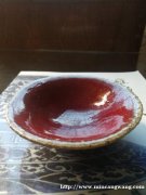 北宋钧窑玫瑰红茶盏