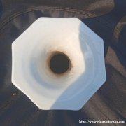 元未：青花龍纹八方玉壶春撇口瓶