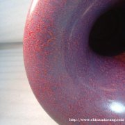 北宋：钧瓷（元佑元年铭款）紫玫瑰红出戟尊