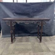 清紫檀云纹平头案