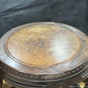 民国红木镶樱木一桌五登