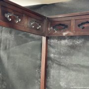 清黄花梨几何纹架子床