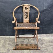 明黄花梨麒麟纹交椅